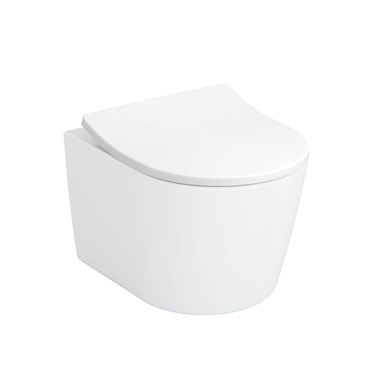 Click here to see Toto CT427CFG#01 TOTO CT427CFG#01 RP D-shape Wall-hung Toilet Bowl Only - Cotton White