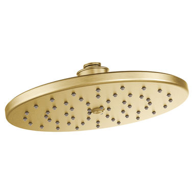 Click here to see Moen S112EPBG MOEN S112EPBG 10 ECO PERFORMANCE RAIN SHOWERHEAD BRUSHED GOLD