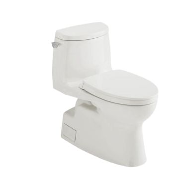 Click here to see Toto MS614124CUFG#11 TOTO MS614124CUFG#11 Carlyle II One-Piece Elongated 1.0 gpf Toilet with CeFiONtect - Colonial White