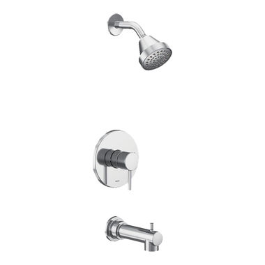 Click here to see Moen UT2193EP Moen Align M-Core 2-Series Tub/Shower Faucet, 1.75 GPM, 1-Function, Single Lever Handle, M-PACT, Eco-Performance, Chrome - UT2193EP