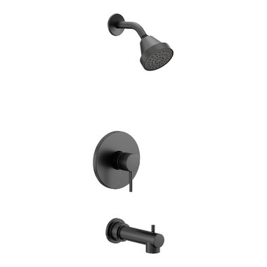Click here to see Moen UT2193EPBL Moen Align M-Core 2-Series Tub/Shower Faucet, 1.75 GPM, 1-Function, Single Lever Handle, M-PACT, Eco-Performance, Matte Black - UT2193EPBL