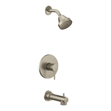 Click here to see Moen UT2193EPBN Moen Align M-Core 2-Series Tub/Shower Faucet, 1.75 GPM, 1-Function, Single Lever Handle, M-PACT, Eco-Performance, Brushed Nickel - UT2193EPBN