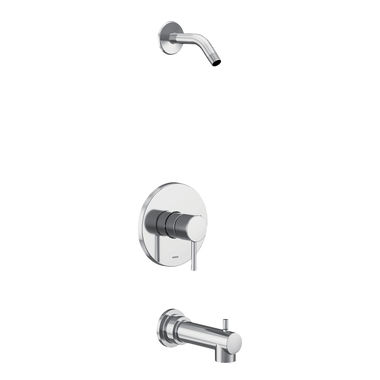 Click here to see Moen UT2193NH Moen Align M-Core 2-Series Tub/Shower Faucet, Single Lever Handle, M-PACT, Less Showerhead, Chrome - UT2193NH