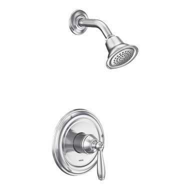Click here to see Moen UT2152EP Moen Brantford M-Core 2-Series Single-Handle Shower Faucet, One-Function, 1.75 GPM, Lever Handle, Eco-Performance, Chrome - UT2152EP