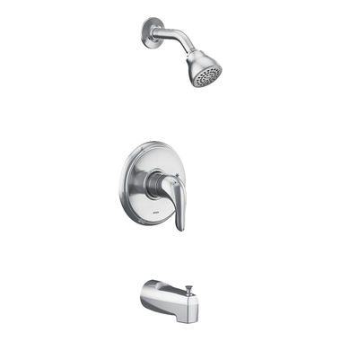 Click here to see Moen UTL183EP Moen Chateau M-Core 2-Series Tub/Shower Faucet, 1.75 GPM, 1-Function, Single Lever Handle, M-PACT, Eco-Performance, Chrome - UTL183EP