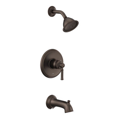 Click here to see Moen UT2183EPORB Moen Dartmoor M-Core 2-Series Tub/Shower Faucet, 1.75 GPM, 1-Function, Single Lever Handle, Eco-Performance, Oil Rubbed Bronze - UT2183EPORB
