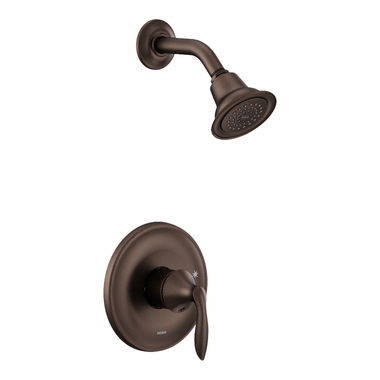 Click here to see Moen UT2132EPORB Moen Eva M-Core 2-Series Single-Handle Shower Faucet, One-Function, 1.75 GPM, Lever Handle, Eco-Performance, M-PACT, Oil Rubbed Bronze - UT2132EPORB