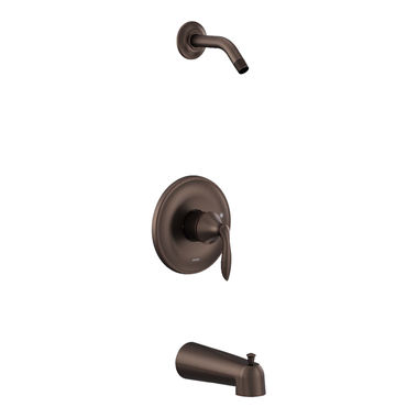 Click here to see Moen UT2133NHORB Moen Eva M-Core 2 Series Tub/Shower Faucet, Single Lever Handle, M-PACT, Less Showerhead, Oil Rubbed Bronze - UT2133NHORB