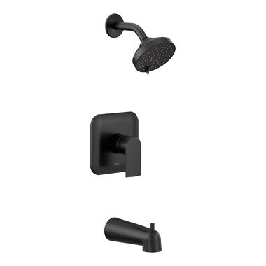 Click here to see Moen UT2473EPBL Moen Genta LX M-Core 2-Series Tub/Shower Faucet, 1.75 GPM, 6-Function, Single Lever Handle, M-PACT, Eco-Performance, Matte Black - UT2473EPBL