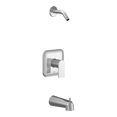 Click here to see Moen UT2473NH Moen Genta LX M-Core 2-Series Tub/Shower Faucet, Single Lever Handle, M-PACT, Less Showerhead, Chrome - UT2473NH