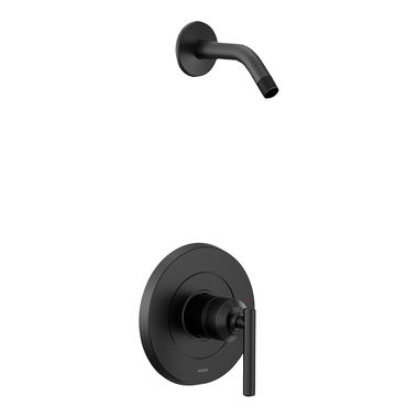 Click here to see Moen UT2902NHBL Moen Gibson M-Core 2-Series Single-Handle Shower Faucet, Lever Handle, M-PACT, Less Showerhead, Matte Black - UT2902NHBL