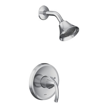 Click here to see Moen UT2742EP Moen Glyde M-Core 2-Series Single-Handle Shower Faucet, One-Function, 1.75 GPM, Lever Handle, Eco-Performance, M-PACT, Chrome - UT2742EP