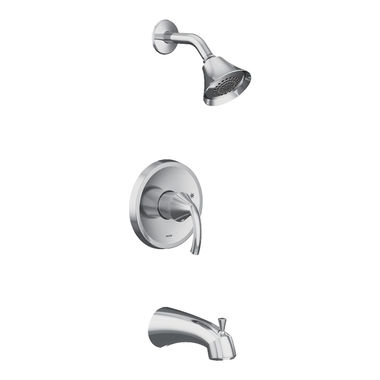 Click here to see Moen UT2743EP Moen Glyde M-Core 2-Series Tub/Shower Faucet, 1.75 GPM, 1-Function, Single Lever Handle, M-PACT, Eco-Performance, Chrome - UT2743EP