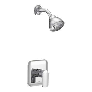 Click here to see Moen UT2812EP Moen Rizon M-Core 2-Series Single-Handle Shower Faucet, One-Function, 1.75 GPM, Lever Handle, Eco-Performance, M-PACT, Chrome - UT2812EP