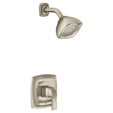 Click here to see Moen UT2692EPBN Moen Voss M-Core 2-Series Single-Handle Shower Faucet, One-Function, 1.75 GPM, Lever Handle, Eco-Performance, M-PACT, Brushed Nickel - UT2692EPBN