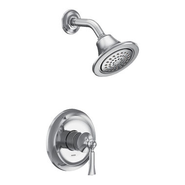 Click here to see Moen UT24502EP Moen Wynford M-Core 2-Series Single-Handle Shower Faucet, One-Function, 1.75 GPM, Lever Handle, Eco-Performance, Chrome - UT24502EP