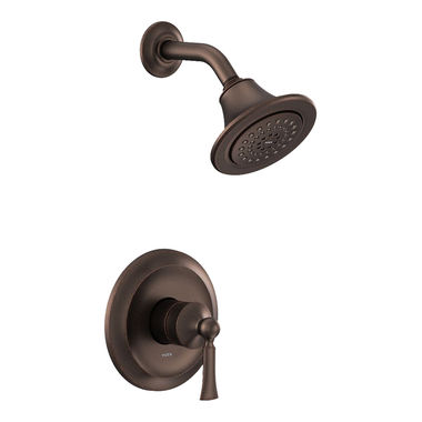 Click here to see Moen UT24502EPORB Moen Wynford M-Core 2-Series Single-Handle Shower Faucet, One-Function, 1.75 GPM, Lever Handle, Eco-Performance, Oil Rubbed Bronze - UT24502EPORB