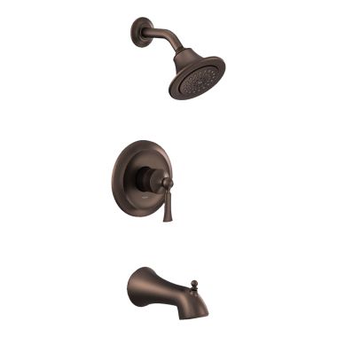 Click here to see Moen UT24503EPORB Moen Wynford M-CORE 2-Series Tub/Shower Faucet, 1.75 GPM, 1-Function, Single Lever Handle, M-PACT, Oil Rubbed Bronze - UT24503EPORB
