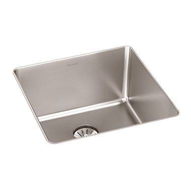 Click here to see Elkay ELUHH1616TPD Elkay ELUHH1616TPD Lustertone Iconix Single Bowl Undermount Kitchen Sink with Perfect Drain - Luminous Satin