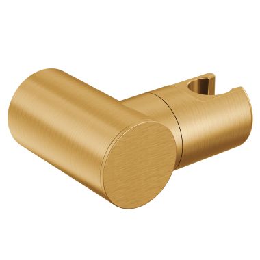 Click here to see Moen 155694BG Moen Adjustable Replacement Wall Bracket Cradle Holder for Hand Shower, Brushed Gold - 155694BG
