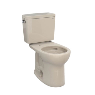 Click here to see Toto CST775CEFG#03 TOTO 21 Drake Round Two-Piece Toilet, 1.28 GPF, Bone - CST775CEFG#03