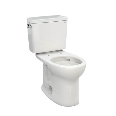 Click here to see Toto CST775CEFG#11 TOTO 21 Drake Round Two-Piece Toilet, 1.28 GPF, Colonial White - CST775CEFG#11