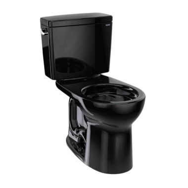 Click here to see Toto CST775CSF#51 TOTO 21 Drake Round ADA Two-Piece Toilet, 1.6 GPF, Ebony - CST775CSF#51