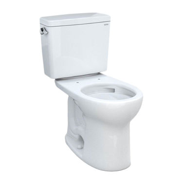Click here to see Toto CST775CSFG#01 TOTO 21 Drake Round Two-Piece Toilet, 1.6 GPF, TORNADO FLUSH, CEFIONTECT, UNIVERSAL HEIGHT, ADA, Cotton White - CST775CSFG#01