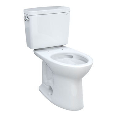 Click here to see Toto CST776CEG#01 TOTO CST776CEG#01 21 Drake Two-Piece Elongated Toilet, 1.28 gpf with CeFiONtect - Cotton White