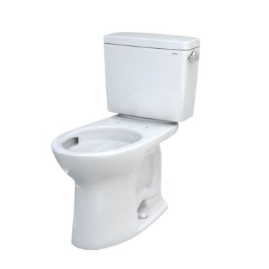 Click here to see Toto CST776CERG#01 TOTO 21 Drake Two-Piece Toilet, Elongated, 1.28 gpf, Right-Hand Trip Lever, Cotton White - CST776CERG#01