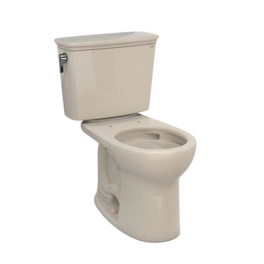 Click here to see Toto CST785CEFG#03 TOTO CST785CEFG#03 21 Drake Two-Piece Round 1.28 gpf Universal Height with CeFiONtect - Bone
