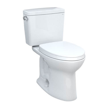 Click here to see Toto MS776124CSG#01 TOTO 21 Drake Two-Piece Elongated Toilet, 1.6 GPF, Cotton White - MS776124CSG#01