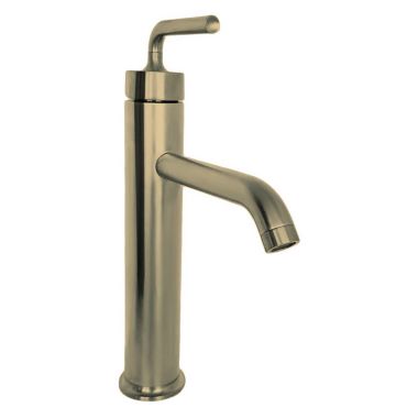 Click here to see Kohler 14404-4A-2MB KOHLER K-14404-4A-2MB Purist Tall Single-Handle Bathroom Sink Faucet w/ Lever Handle, 1.2 gpm, Brushed Brass