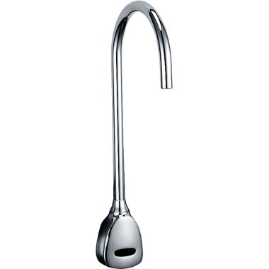 Click here to see Delta 1500T4628 Delta 1500T4628 TECK Electronic Wall Mount Faucet, Hardwire, R5 Gooseneck, VR Laminar, Rec. Mount w/ Thermostatic Valve