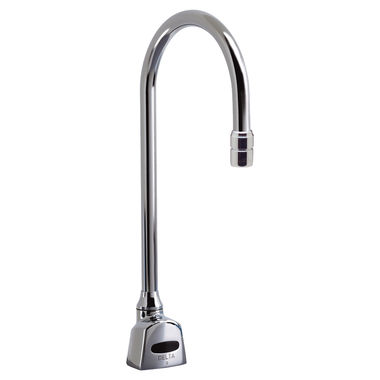 Click here to see Delta 1501T3320 Delta Commercial 1501T3320 Deckmount Electronic Gooseneck Faucet