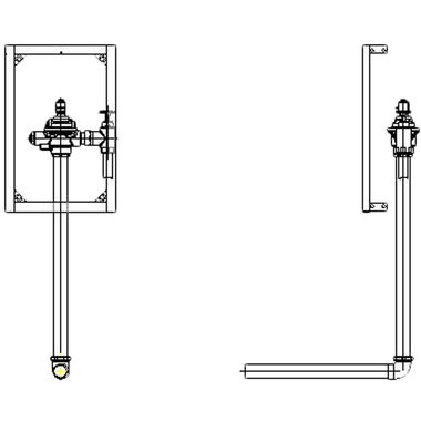 Click here to see Delta 1600T6102RI Delta Commercial 1600T6102RI Rough-in For Hard Wired Concealed Flush Valve