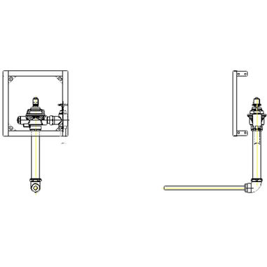 Click here to see Delta 1600T6403RI Delta Commercial 1600T6403RI Rough-in For Hard Wired Concealed Flush Valve