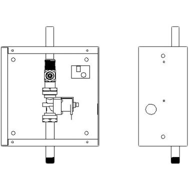 Click here to see Delta 1600T9003RI Delta Commercial 1600T9003RI Rough-in For Hardwire Electronic Concealed Valves