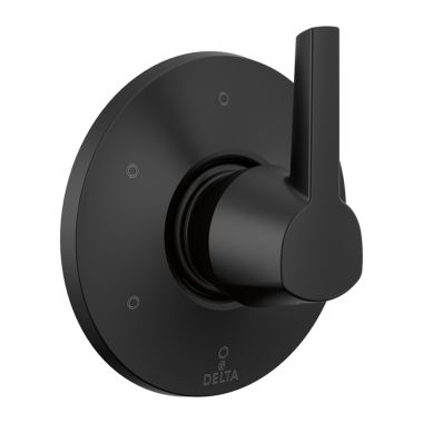 Click here to see Delta T11971-BL Delta Galeon 6-Function Diverter Valve Trim, Lever Handle, 3-Port, Matte Black - T11971-BL