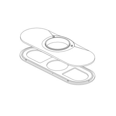 Click here to see Delta RP101575PCPR Delta RP101575PCPR Galeon Escutcheon, Chrome