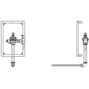Click here to see Delta 1600T6402RI Delta Commercial 1600T6402RI Rough-in For Hard Wired Concealed Flush Valve