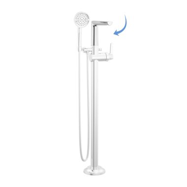 Click here to see Delta RP101756PCPR  Delta RP101756PCPR Galeon Floor Mount Tub Filler Spout, Chrome
