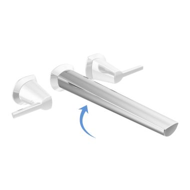 Click here to see Delta RP101760PCPR Delta RP101760PCPR Galeon Wall Mount Tub Filler Spout, Chrome