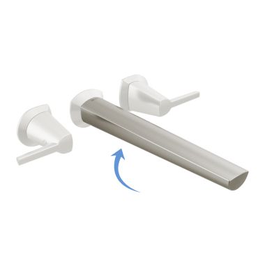 Click here to see Delta RP101760SSPR Delta RP101760SSPR Galeon Wall Mount Tub Filler Spout, Stainless
