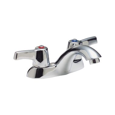 Click here to see Delta 21C133-WW Delta 21C133-WW Tech 2-Handle Cast Centerset Lavatory Faucet, Hooded Lever, No Pop-Up Hole, VR Aerator, Chrome