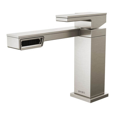 Click here to see Brizo 65022LF-NK Brizo Frank Lloyd Wright Single-Handle Deck-Mount Brilliance Luxe Nickel Lavatory Faucet, 1.2 GPM, Ceramic Disk Cartridge, Single-Hole - 65022LF-NK