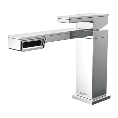 Click here to see Brizo 65022LF-PC Brizo Frank Lloyd Wright Single-Handle Deck-Mount Polished Chrome Lavatory Faucet, 1.2 GPM, Single-Hole, Ceramic Disk Cartridge - 65022LF-PC