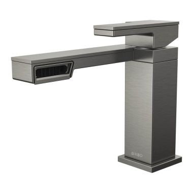 Click here to see Brizo 65022LF-SL Brizo Frank Lloyd Wright Single-Handle Deck-Mount Brilliance Luxe Steel Lavatory Faucet, 1.2 GPM, Single-Hole, Ceramic Disk Cartridge - 65022LF-SL