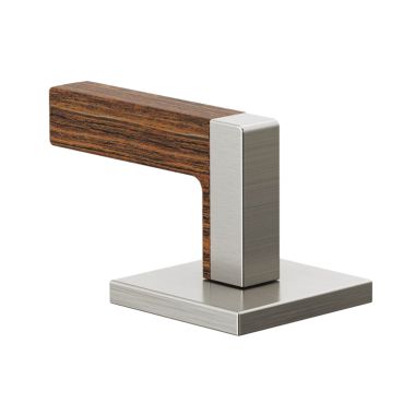 Click here to see Brizo HL5322-NKTK Brizo Luxe Nickel/Teak Widespread Lever Handle Kit, Frank Lloyd Wright - HL5322-NKTK 