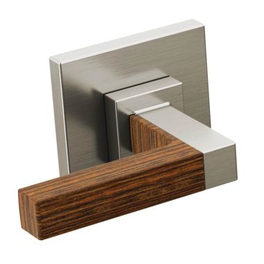 Click here to see Brizo HL70422-NKTK Brizo Luxe Nickel/Teak Wall Mount Tub Filler Lever Handle, Frank Lloyd Wright - HL70422-NKTK